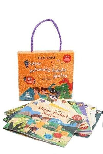 Süper Matematik Robotu Matro - 1. Sınıf Etkinlikli Matematik Hikayeleri Eğitim Seti - 10 Kitap Takım | Yapı Kredi Yayınları (Ciltli) - Resim 1