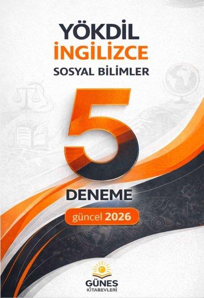 YÖKDİL İngilizce Sosyal Bilimler 5 Deneme | Güneş Kitabevleri (İnce Kapak) - Resim 1