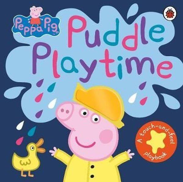 Peppa Pig: Puddle Playtime: A Touch-and-Feel Playbook | Ladybird Books (Ciltli) - Resim 1