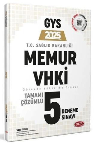 2025 T.C. Sağlık Bakanlığı Memur VHKİ Tamamı Çözümlü 5 Deneme Sınavı | Data Yayınları (Ciltsiz) - Resim 1