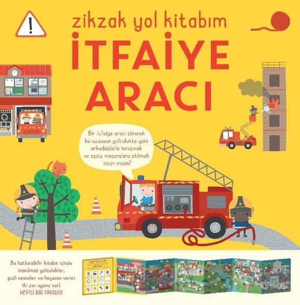 İtfaiye Aracı - Zikzak Yol Kitabım | İndigo Çocuk (Ciltli) - Resim 1