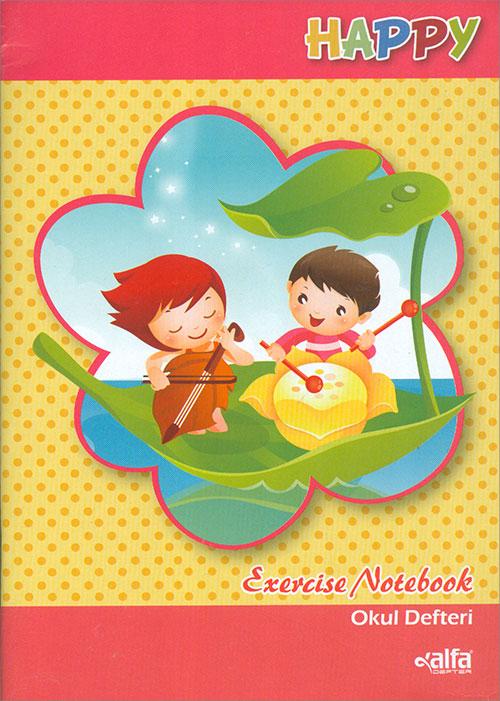 Okul Defteri A5 Boy 100 Yaprak Çizgili Alfa Defter | Alfa Defter - Resim 1