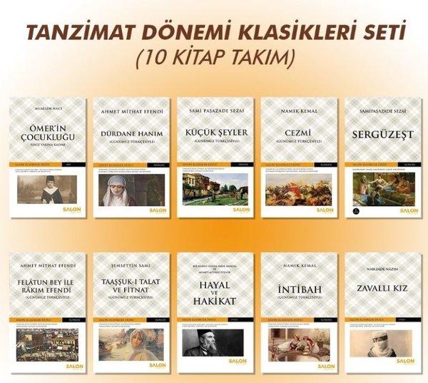 Tanzimat Dönemi Klasikleri Seti - 10 Kitap Takım | Salon Yayınları (İnce Kapak) - Resim 1