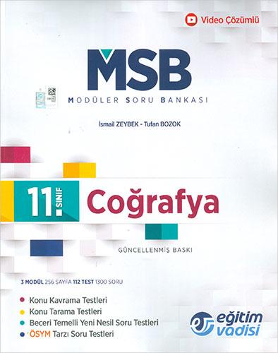 Eğitim Vadisi 11.Sınıf Coğrafya MSB Modüler Soru Bankası - Resim 1