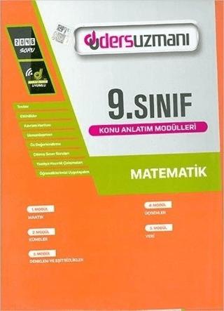 9. Sınıf Matematik Ders Uzmanı Fasükülleri | Ders Uzmanı Yayınları (Ciltsiz) - Resim 1