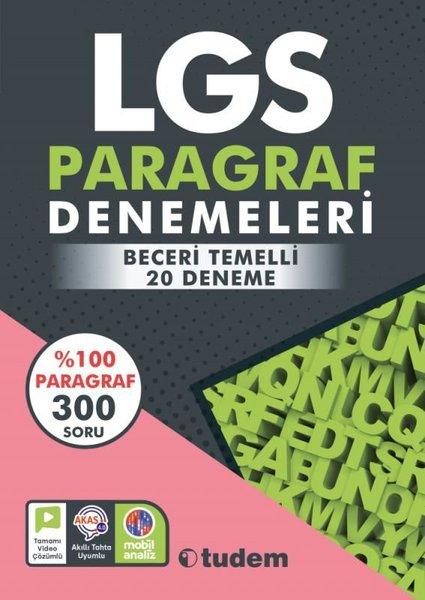 LGS Paragraf Denemeleri | Tudem Yayınları - Ders Kitapları (İnce Kapak) - Resim 1