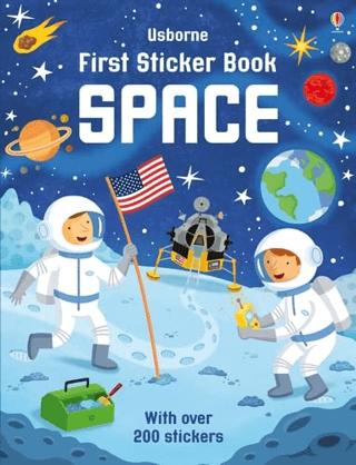 First Sticker Book Space | Usborne (Ciltsiz) - Resim 1