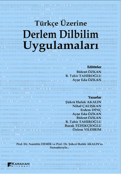 Türkçe Üzerine Derlem Dilbilim Uygulamaları | Karahan Kitabevi (İnce Kapak) - Resim 1