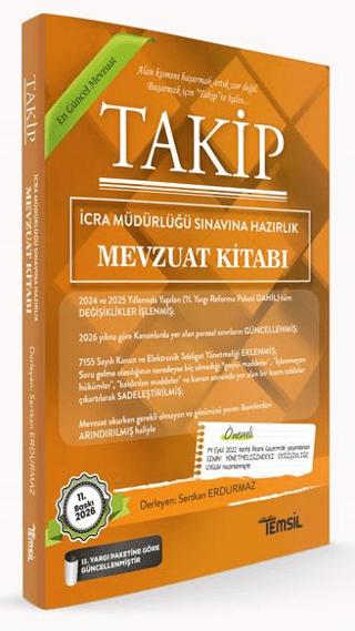 Takip İcra Müdürlüğü Sınavına Hazırlık Mevzuat Kitabı | Temsil Kitap (Ciltsiz) - Resim 1