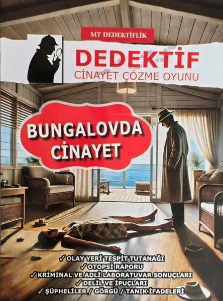 Bungalovda Cinayet - Dedektif Cinayet Çözme Oyunu | MT Dedektiflik (İnce Kapak) - Resim 1
