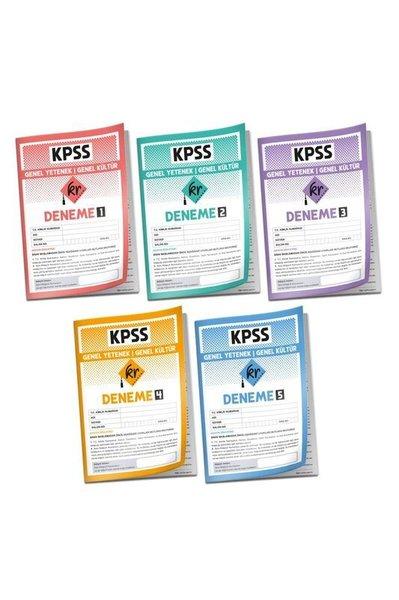 KPSS Lisans Genel Yetenek Genel Kültür 5'li Deneme Paketi | KR Akademi (İnce Kapak) - Resim 1
