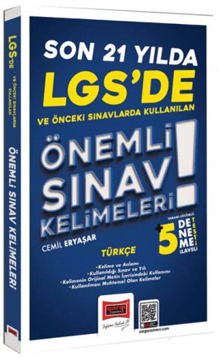 LGS'de Son 21 Yılda Çıkan Önemli Türkçe Sınav Kelimeleri | Yargı Yayınevi (Ciltsiz) - Resim 1