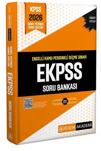 2026 E - KPSS Engelli Kamu Personeli Seçme Sınavı Soru Bankası | Pegem Akademi Yayıncılık (İnce Kapak) - Resim 1