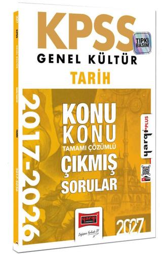 2027 KPSS Genel Kültür Tarih Konu Konu Tamamı Çözümlü 10 Yıl Çıkmış Sorular | Yargı Yayınevi (Ciltsiz) - Resim 1
