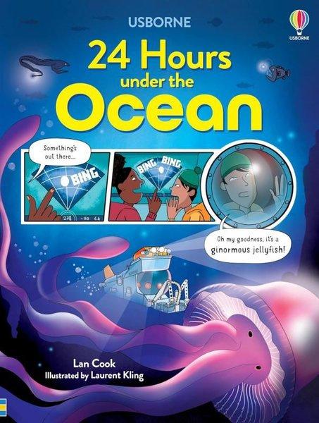 24 Hours Under the Ocean | Usborne (Ciltli) - Resim 1