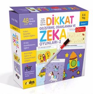 Dikkat Geliştirme, Odaklanma ve Zeka Oyunları Seviye 2 | Piar Kids - Resim 1