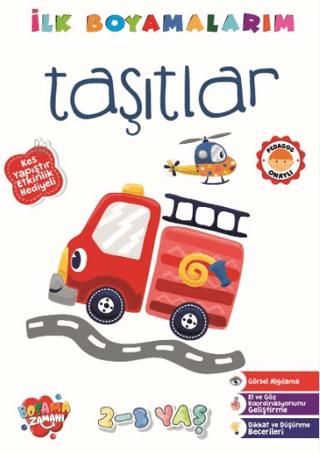 İlk Boyamalarım - Taşıtlar | Boyama Zamanı (Ciltsiz) - Resim 1