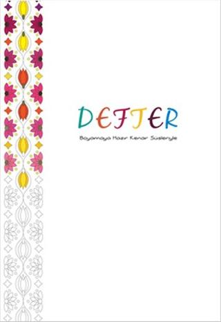 Defter - Boyamaya Hazır Kenar Süsleriyle | Pan Yayıncılık (Ciltsiz) - Resim 1
