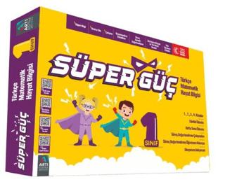 1. Sınıf Süper Güç Eğitim Seti (8 Kitap) | Artı Eğitim Yayınları (Ciltsiz) - Resim 1