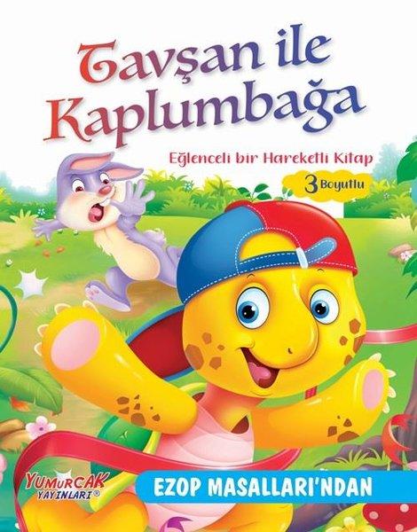 Tavşan ile Kaplumbağa - Eğlenceli Bir Hareketli Kitap 3 Boyutlu | Yumurcak Yayınları (Ciltli) - Resim 1