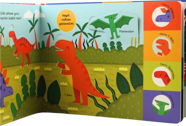 Çılgın Dinozorlar - Pencereli Kitap | Uçan Fil (Ciltli) - Resim 2