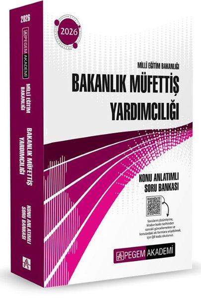 2026 MEB Bakanlık Müfettiş Yardımcılığı Konu Anlatımlı Soru Bankası | Pegem Akademi Yayıncılık (İnce Kapak) - Resim 1