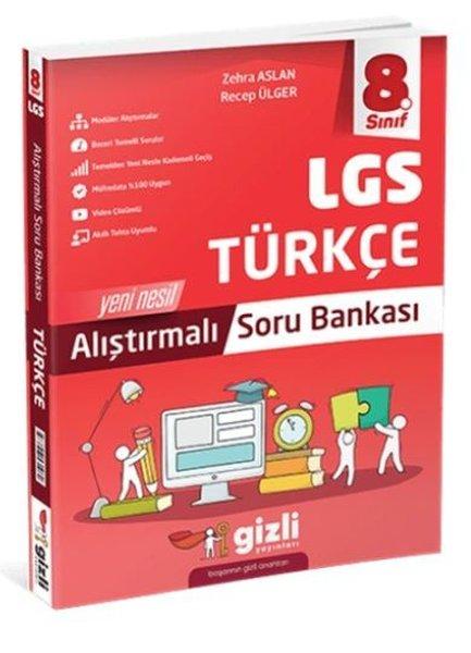 8. Sınıf LGS Türkçe Alıştırmalı Soru Bankası | Gizli Yayınları (İnce Kapak) - Resim 1