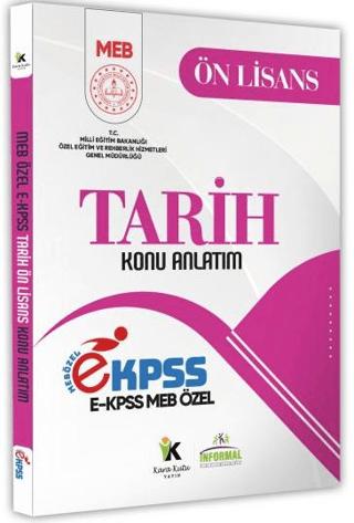 2026 MEB Özel EKPSS Ön Lisans - Ortaöğretim Tarih Konu Anlatımı Kitabı