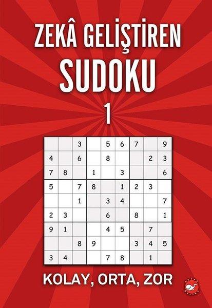 Zeka Geliştiren Sudoku-1 | Beyaz Balina Yayınları (İnce Kapak) - Resim 1