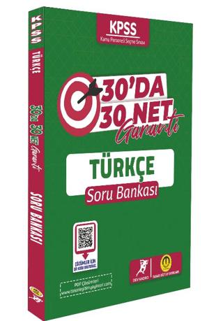 2024 KPSS Türkçe 30 Da 30 Net Soru Bankası