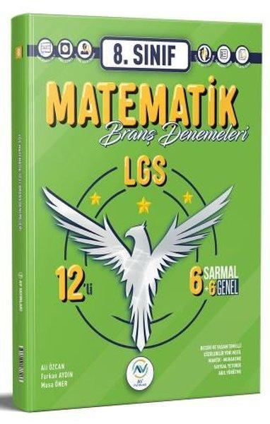 2023 8.Sınıf LGS Matematik 12'li Deneme | Av Yayınları (İnce Kapak) - Resim 1