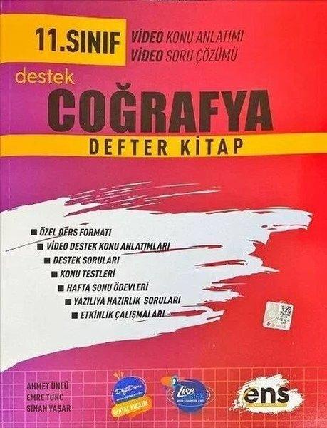 11.Sınıf Coğrafya Destek Defterim | Ens Yayıncılık (İnce Kapak) - Resim 1