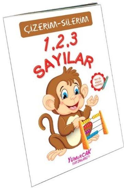 1 2 3 Sayılar - Çizerim Silerim | Yumurcak Yayınları (İnce Kapak) - Resim 1