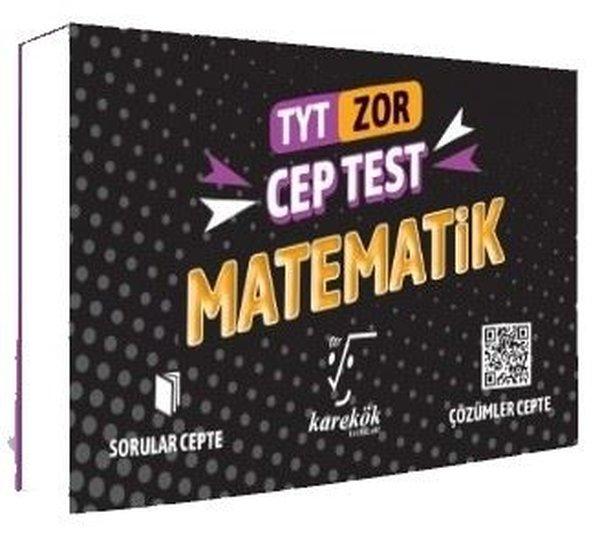 TYT Zor Matematik Cep Test | Karekök Eğitim Yayın (İnce Kapak) - Resim 1