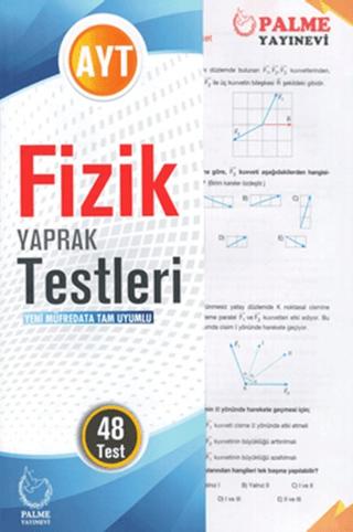 Palme Yaprak Test YKS AYT Fizik | Palme Yayınları (Ciltsiz) - Resim 1
