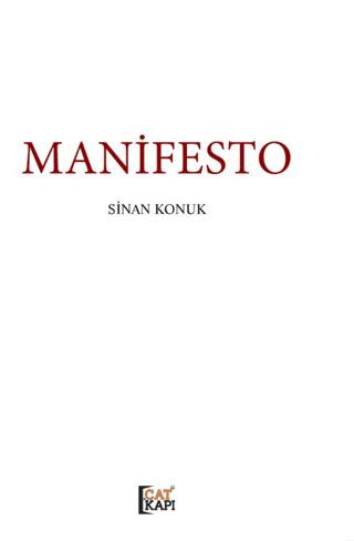 Manifesto | Çatkapı Yayınları (Ciltsiz) - Resim 1