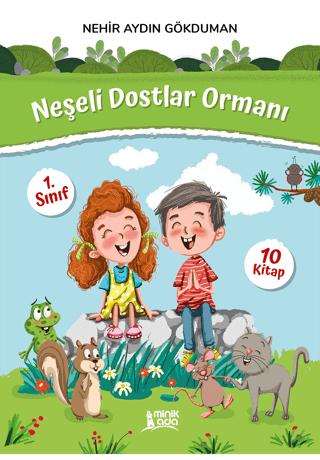Neşeli Dostlar Ormanı (10 Kitap Set) | Minik Ada (Ciltsiz) - Resim 1