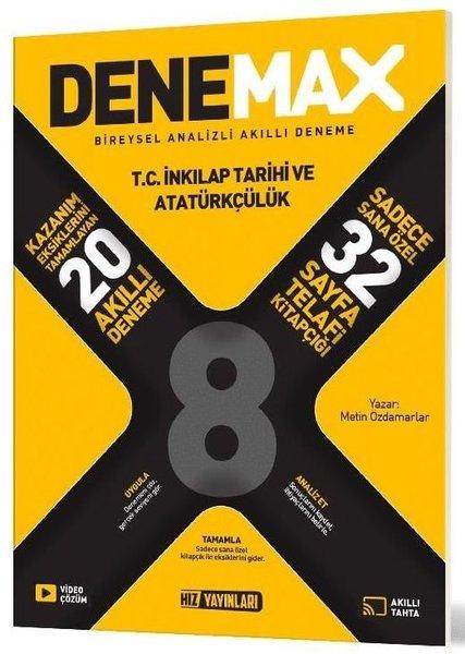 Denemax 8. Sınıf İngilizce 20'Lı Akıllı Deneme | Hız Yayınları (İnce Kapak) - Resim 1