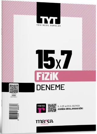 2025 TYT Fizik 15 Deneme Tamamı Video Çözümlü | Marka Yayınları (Ciltsiz) - Resim 1