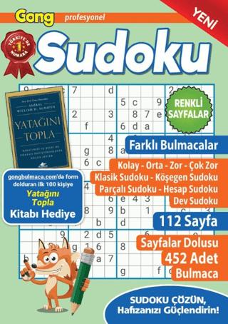 Gong Profesyonel Sudoku 19 | Maxi Yayıncılık (Ciltsiz) - Resim 1
