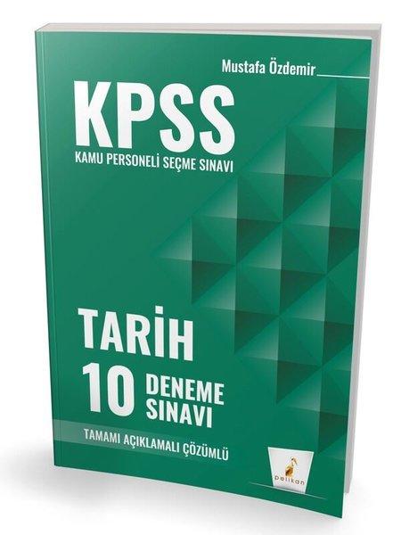 2026 KPSS Tarih 10 Deneme Sınavı | Pelikan Yayınları (İnce Kapak) - Resim 1