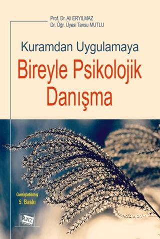 Kuramdan Uygulamaya Bireyle Psikolojik Danışma | Anı Yayıncılık (Ciltsiz) - Resim 1