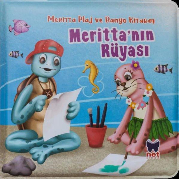 Meritta'nın Rüyası - Meritta Plaj ve Banyo Kitabım | Net Çocuk Yayınları (İnce Kapak) - Resim 1