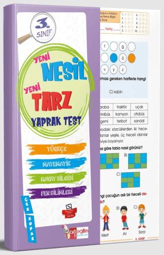 3. Sınıf Yeni Nesil Yeni Tarz Yaprak Test | Artı Eğitim Yayınları (Ciltsiz) - Resim 1