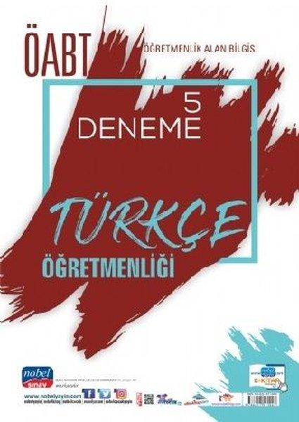 ÖABT Türkçe Öğretmenliği - Öğretmenlik Alan Bilgisi - 5 Deneme | Nobel Sınav (İnce Kapak) - Resim 1