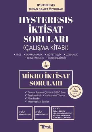 Hysteresis İktisat Soruları Cilt 1 - Mikro İktisat | Temsil Kitap (Ciltsiz) - Resim 1
