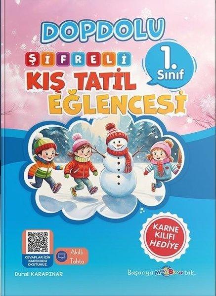 1. Sınıf Mavi Boncuk Şifreli Kış Tatil Eğlencesi | Mavi Boncuk Eğitim (İnce Kapak) - Resim 1