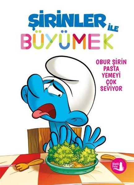 Obur Şirin Pasta Yemeyi Çok Seviyor - Şirinler İle Büyümek 3 | Büyülü Fener (İnce Kapak) - Resim 1
