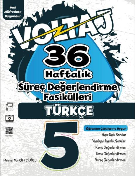 5.Sınıf Türkçe Voltaj LGS Süreç Takip Denemeleri | Berkay Yayıncılık (İnce Kapak) - Resim 1