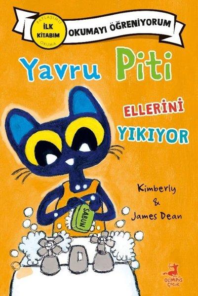 Yavru Piti Ellerini Yıkıyor - Okumayı Öğreniyorum | Olimpos Çocuk (İnce Kapak) - Resim 1